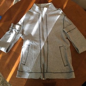 NWOT Michael Kors Grey Zip Sweater M Medium